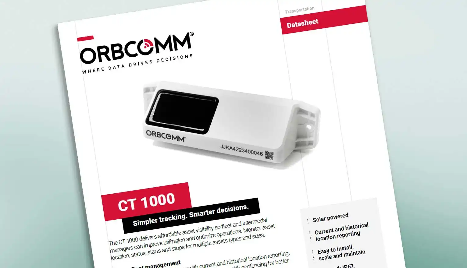 CT 1000 datasheet