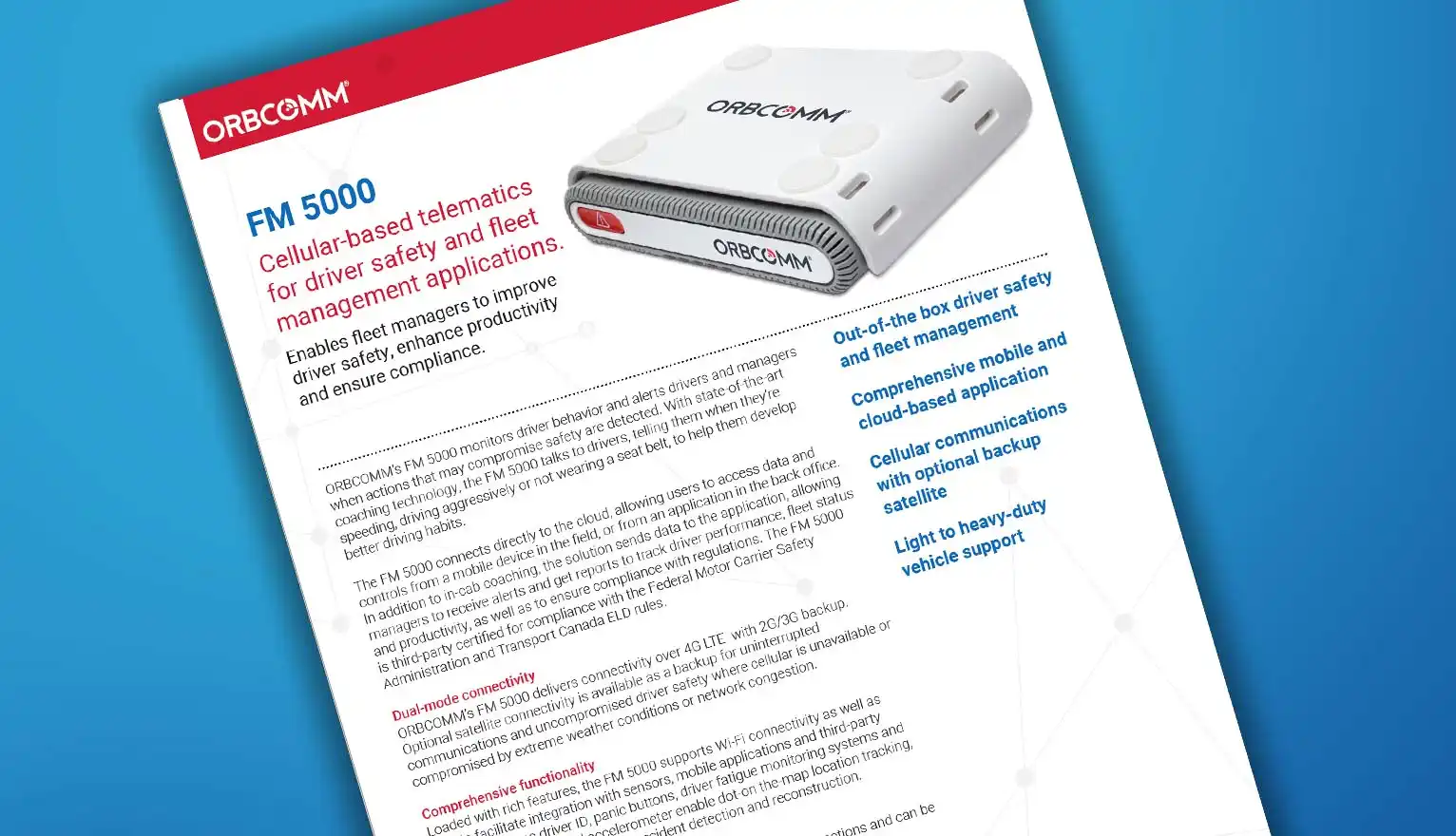 FM 5000 Datasheet